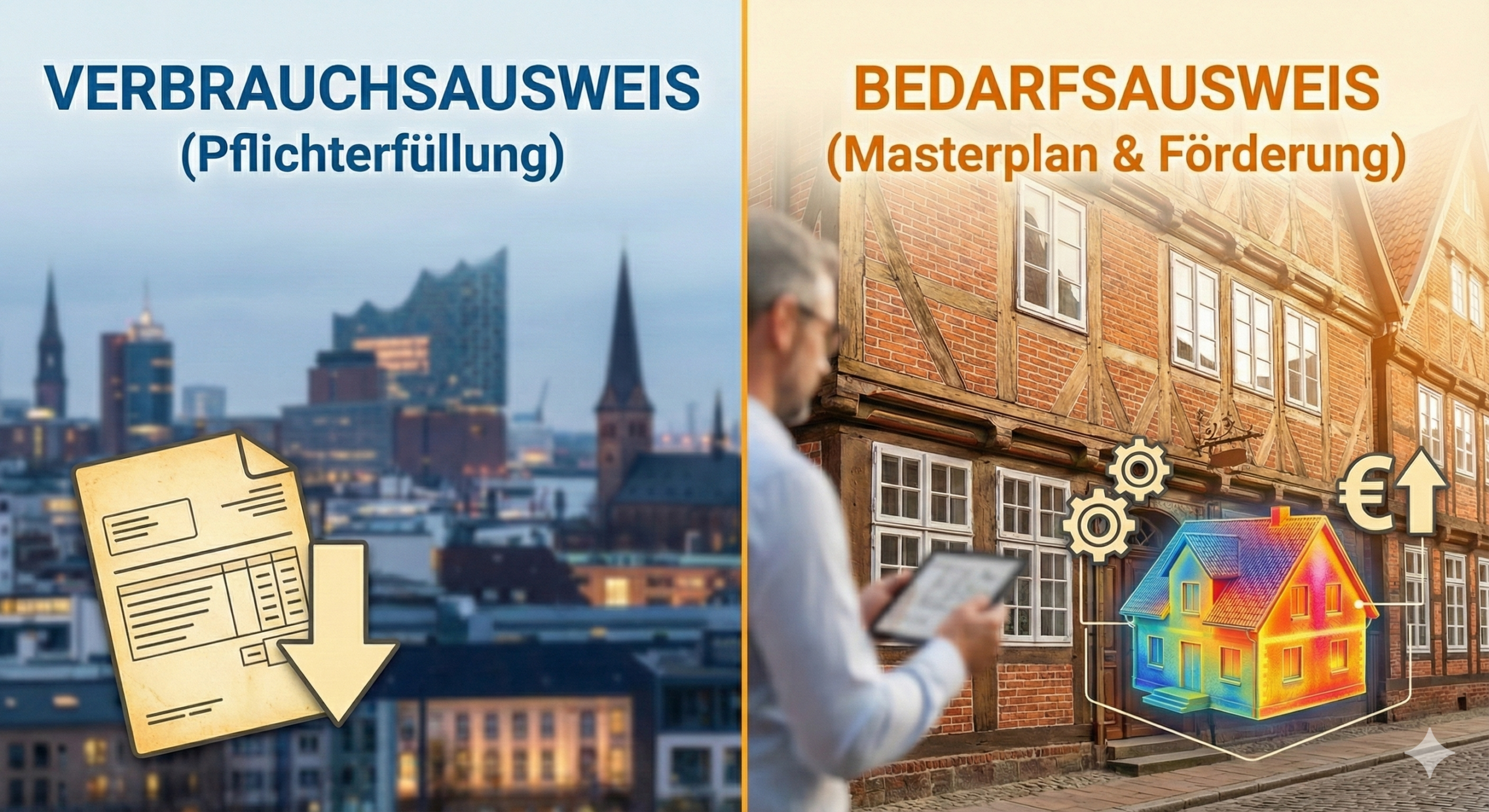 Verbrauchsausweis oder Bedarfsausweis? Der Wegweiser für Immobilienbesitzer in Hamburg, Uelzen & Lüneburg